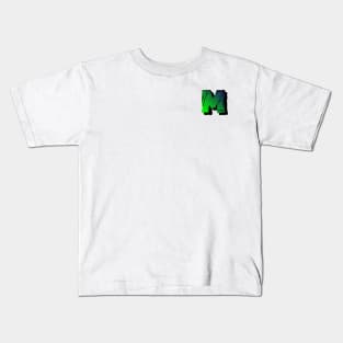 M logo with gradient color Kids T-Shirt